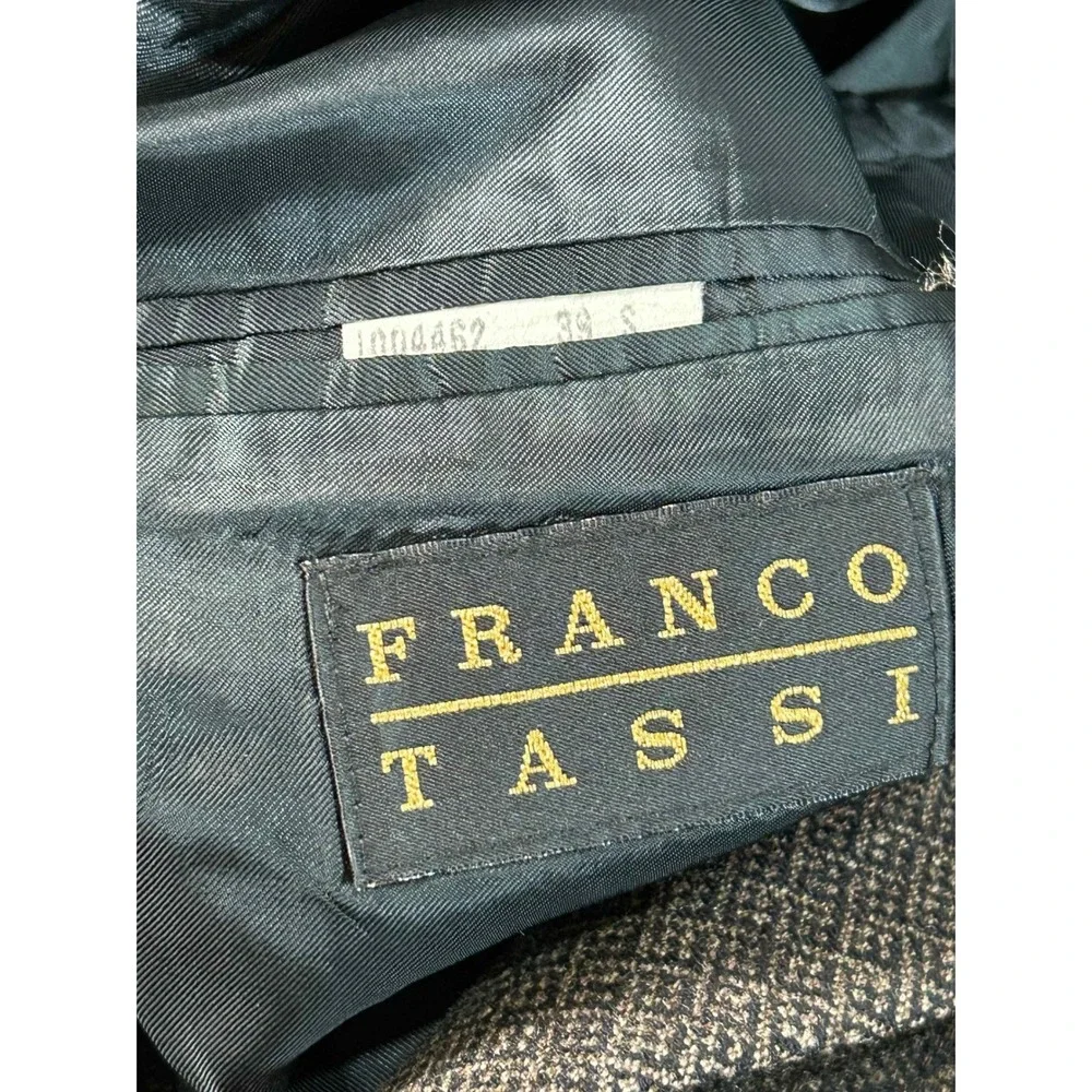 Franco Tassi Mens 39S Brown Textured 100% Wool 2 Button Blazer Sport Coat Canada